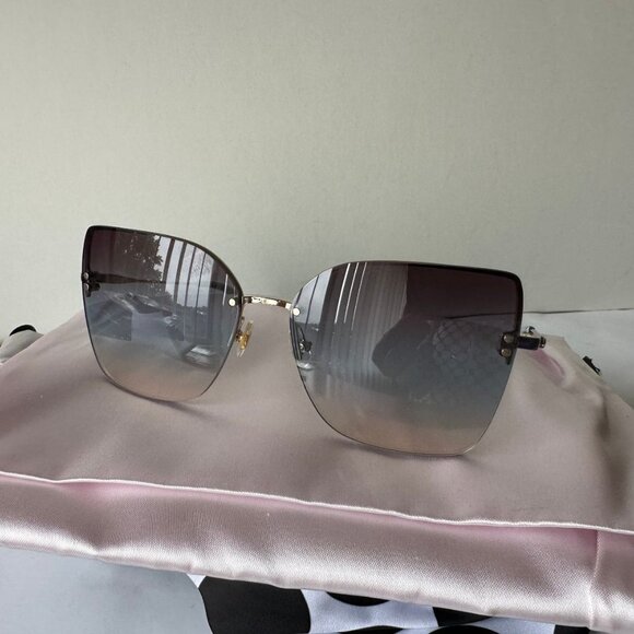 Kate Spade ARIELLA /G/S LKS 98 Gold Blue/Brown & Teal Gradient Lens Sunglasses - Picture 4 of 10